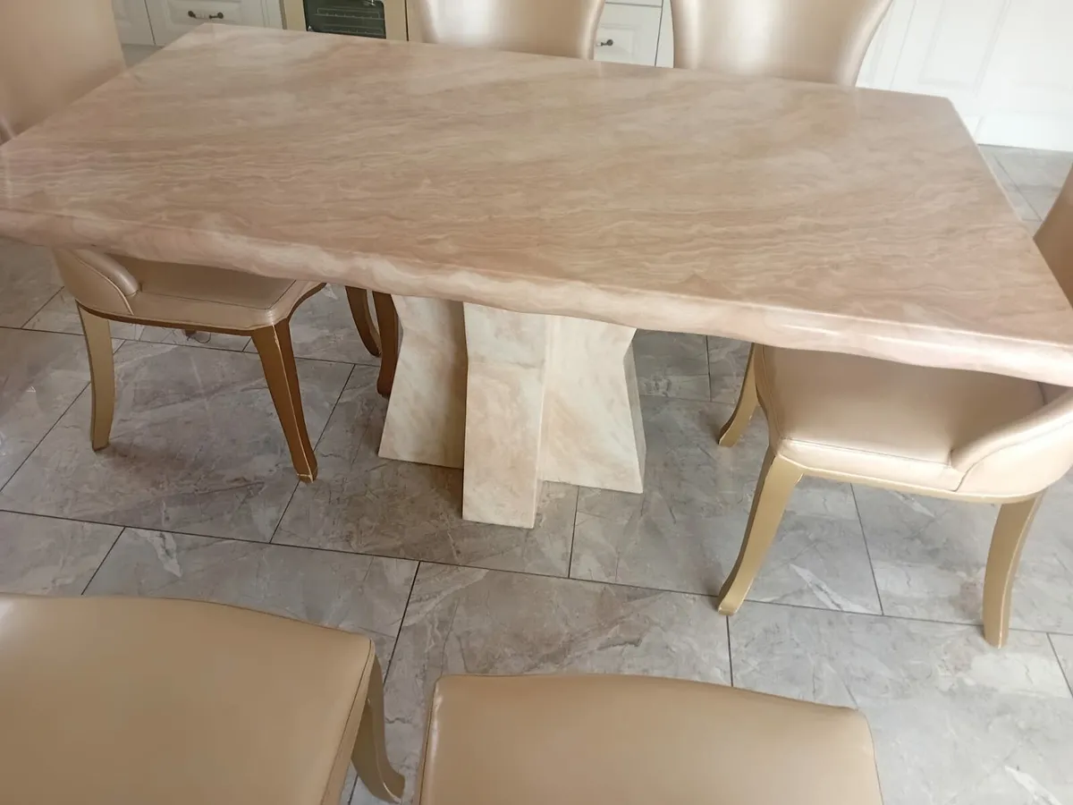 Dining room table and chairs - Image 3