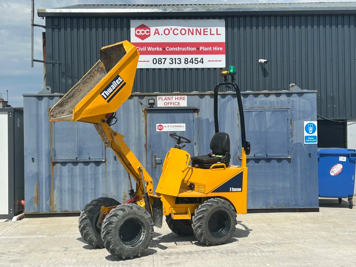 2018 Thwaites 1 Ton Hi Tip Dumper - Image 1