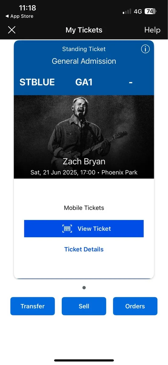 Zach Bryan tickets Saturday