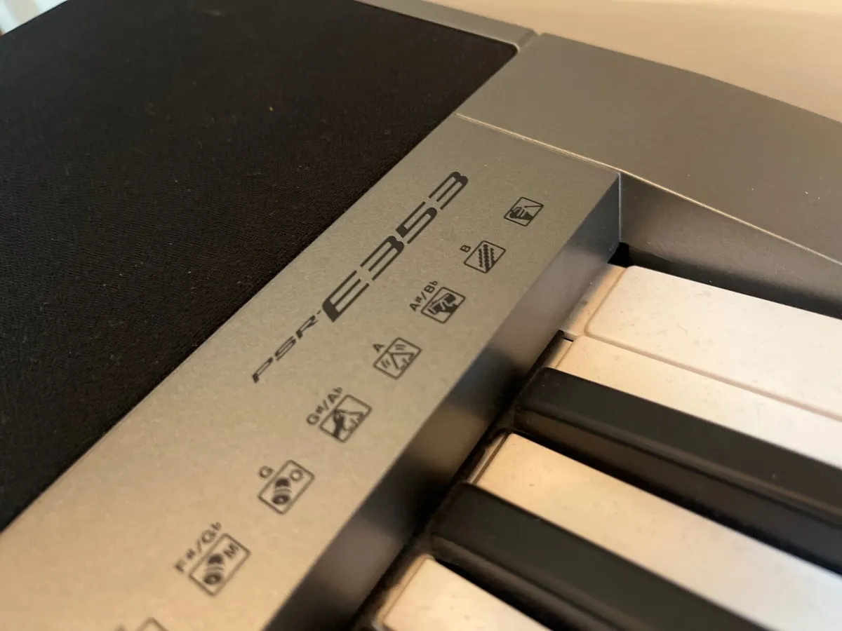 Yamaha Piano Keyboard (with seat and stand) - Image 3