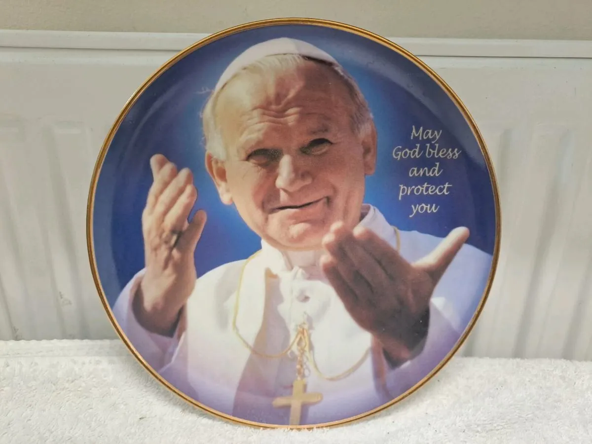 John Paul II religious plate - Image 1