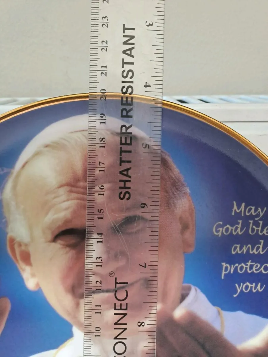 John Paul II religious plate - Image 2