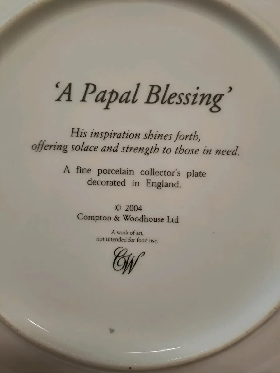John Paul II religious plate - Image 4