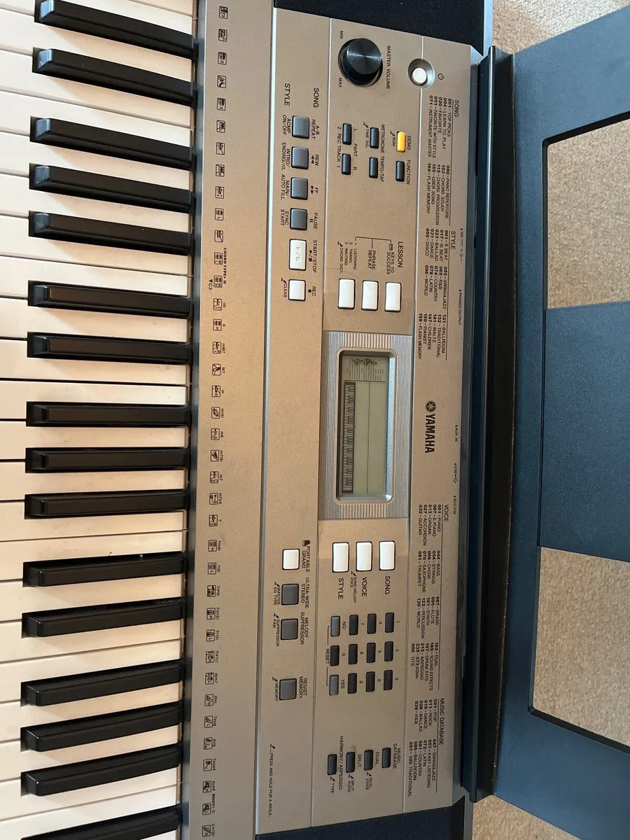 Yamaha Piano Keyboard (with seat and stand) - Image 4