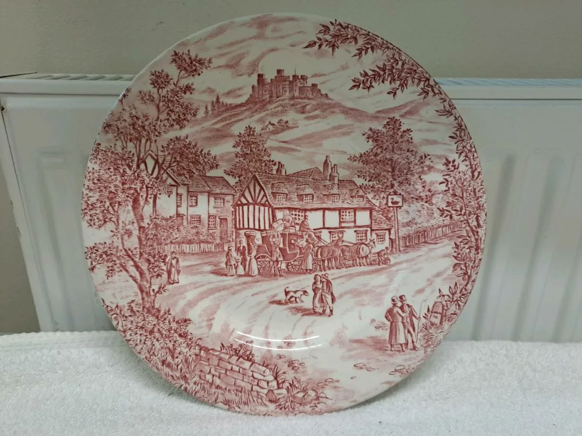 Vintage Swan Inn plate - Image 1
