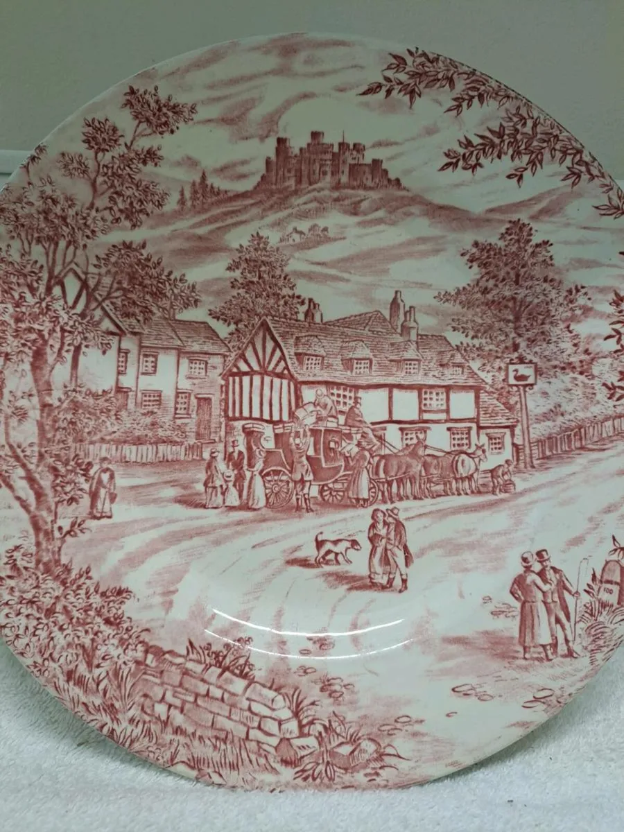 Vintage Swan Inn plate - Image 2