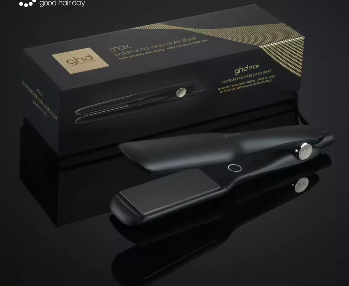 Wide plate GHD hair straightener