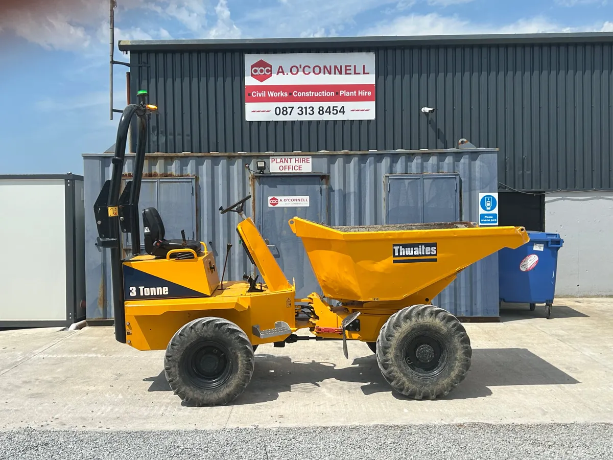 Thwaites 3 ton Swivel Dumper - Image 4