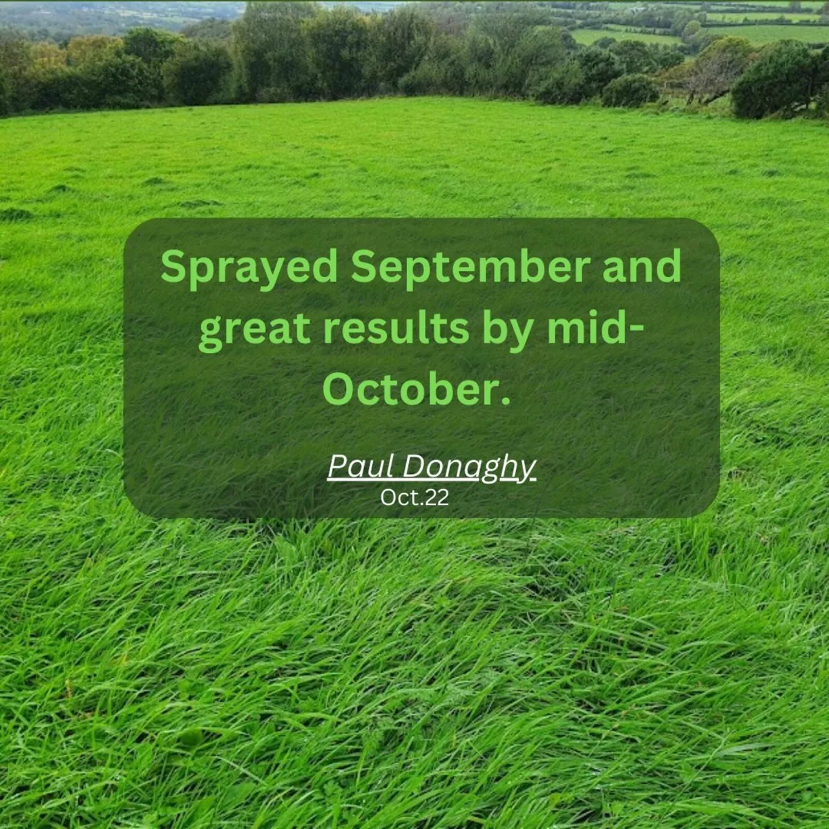 After-Cut Spray for Silage & Hay Ground