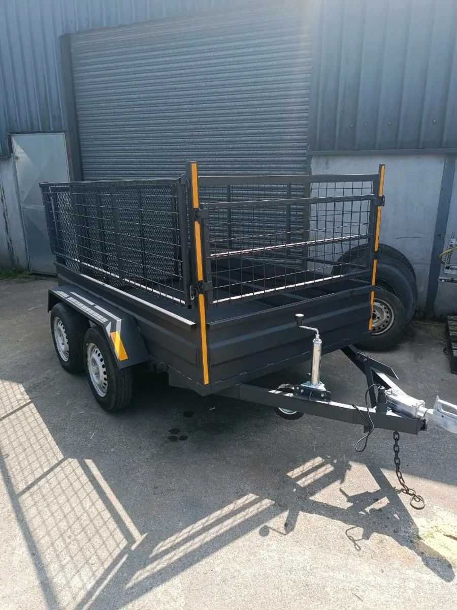 Builders trailer with mesh sides - Image 1