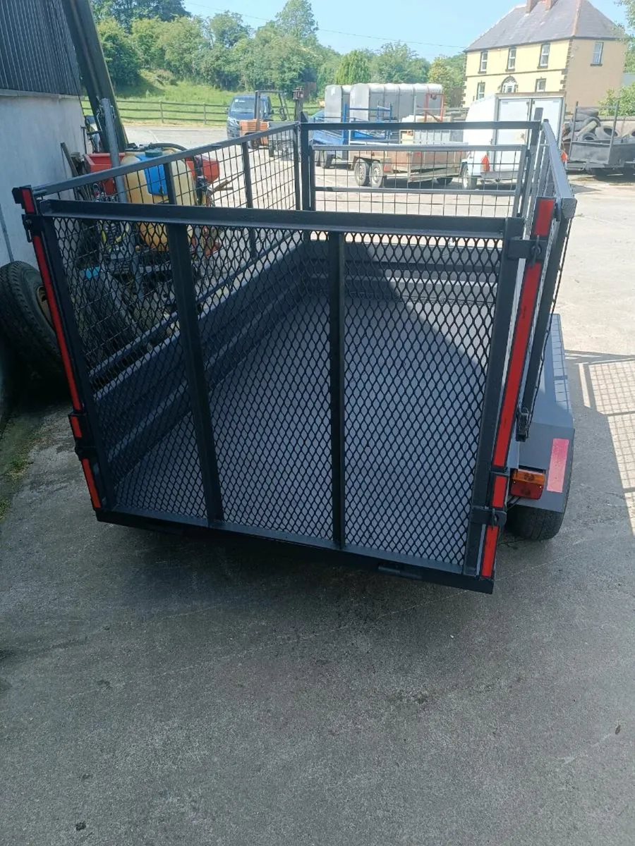 Builders trailer with mesh sides - Image 4
