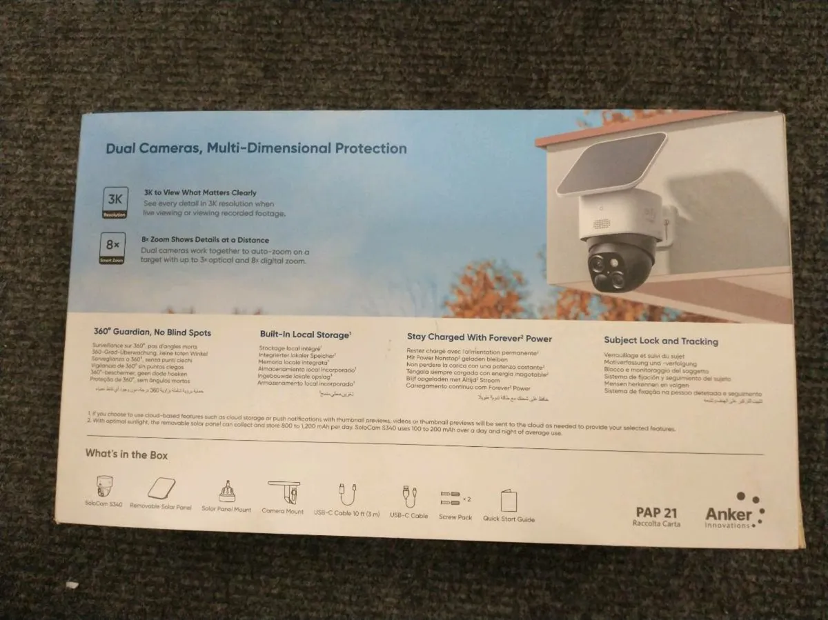 EUFY Camera Solocam 340 - Image 3