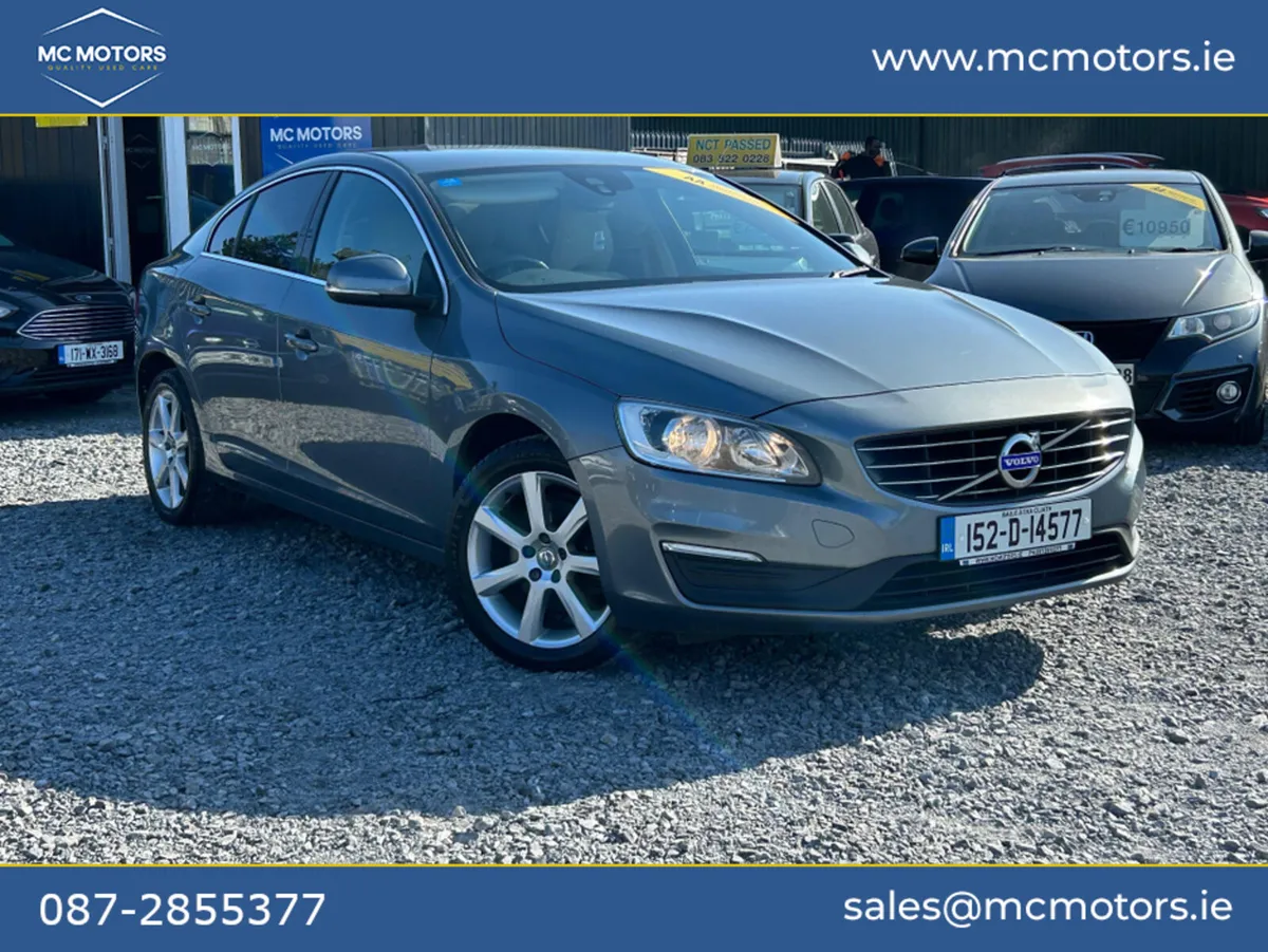 Volvo S60 3 MONTH WARRANTY + NEW NCT - Image 1