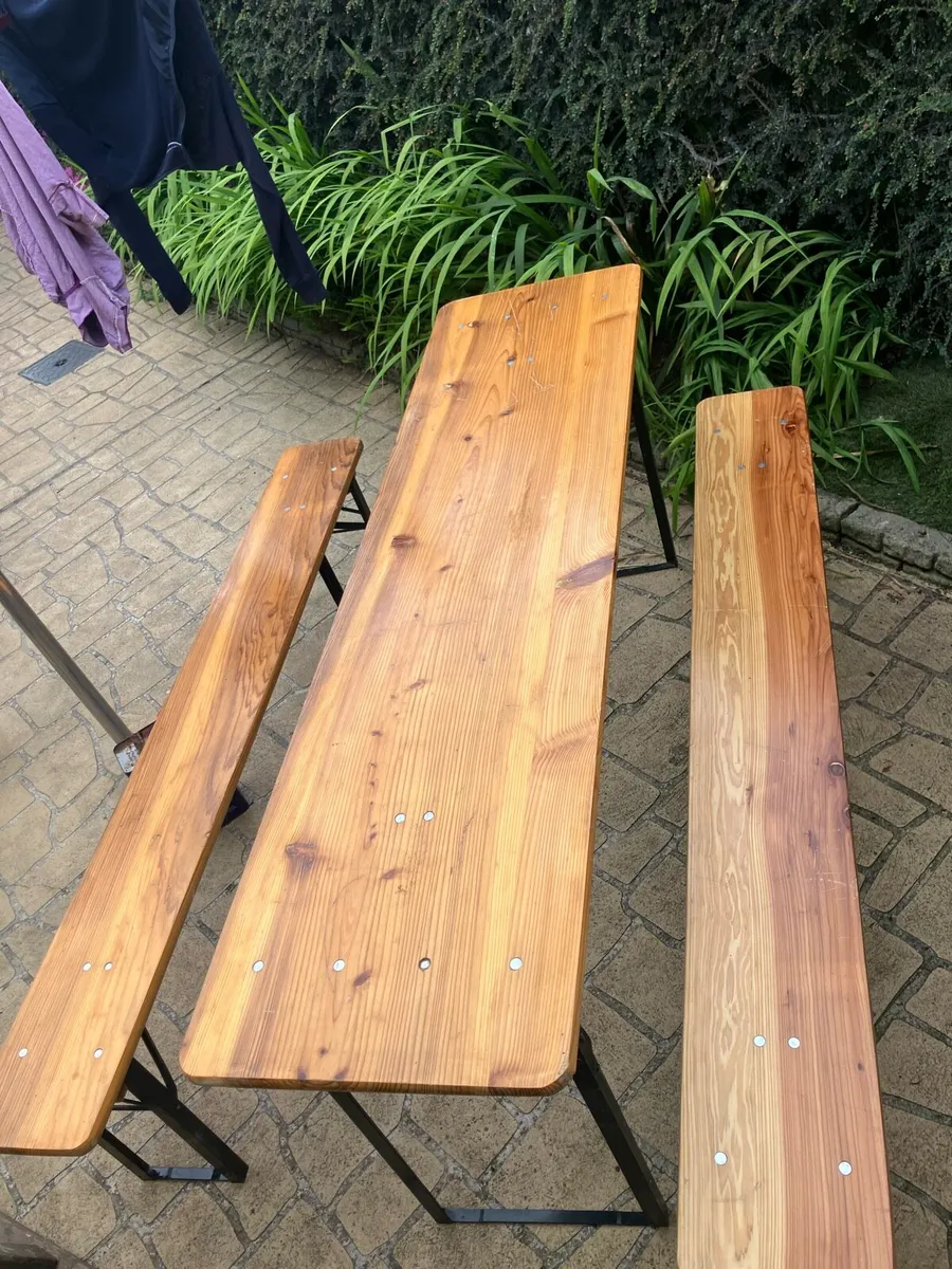 Picnic Bench German Style - Image 1