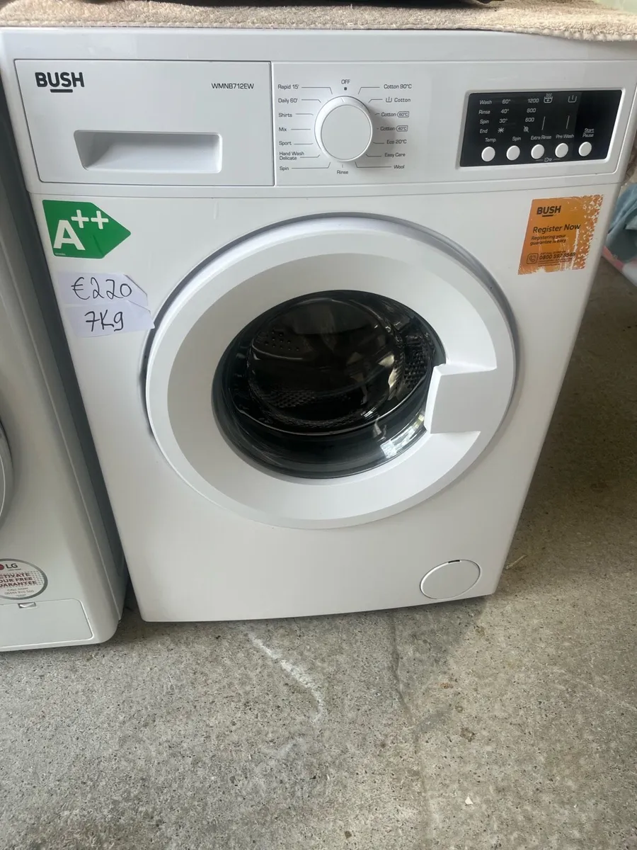 Bush 7kg washing machine A++ - Image 1