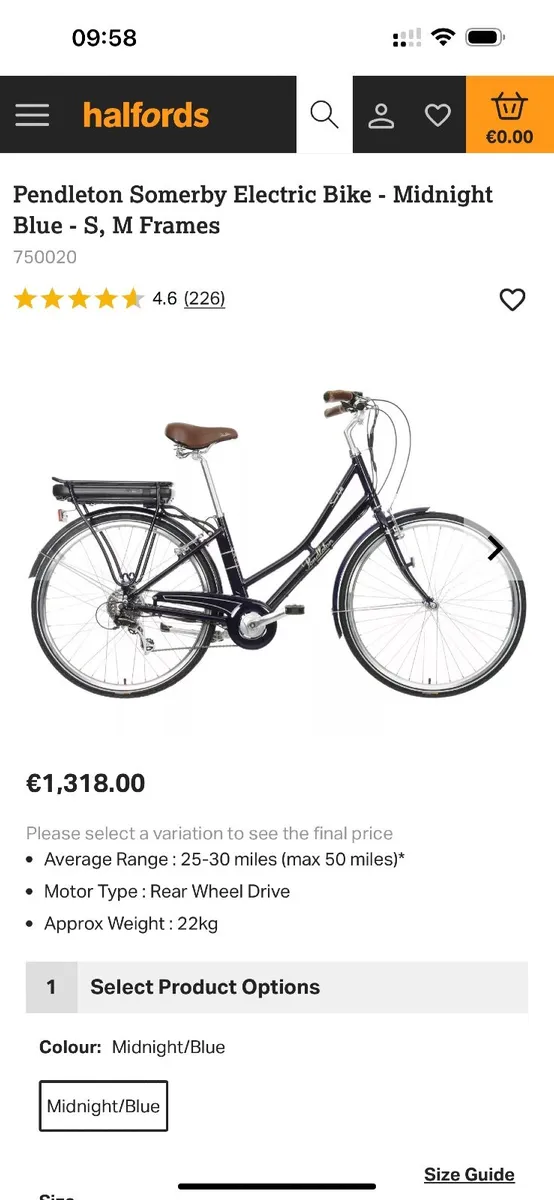 Pendleton Somerby Electric Bike “17 - Image 1