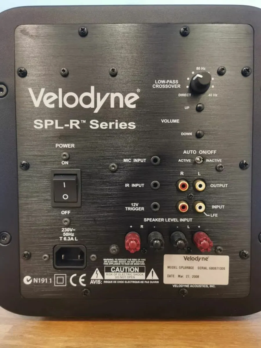 Velodyne DB8RBGE 8" Subwoofer - Image 3
