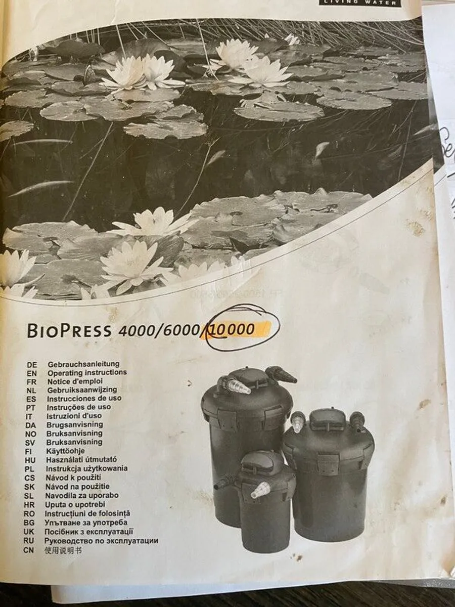 Pond set , Oase water pump , Filters , Aerators, Heater etc - Image 1