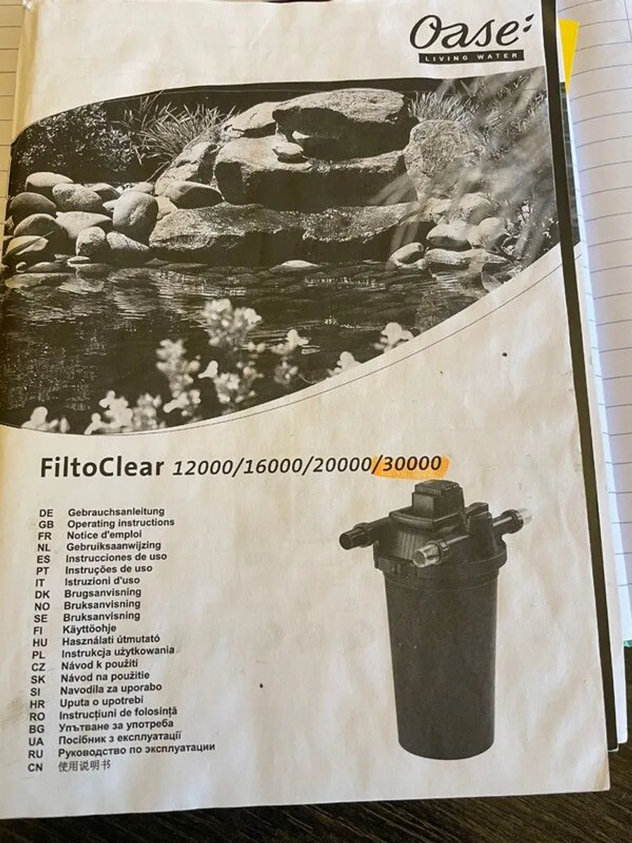 Pond set , Oase water pump , Filters , Aerators, Heater etc - Image 2