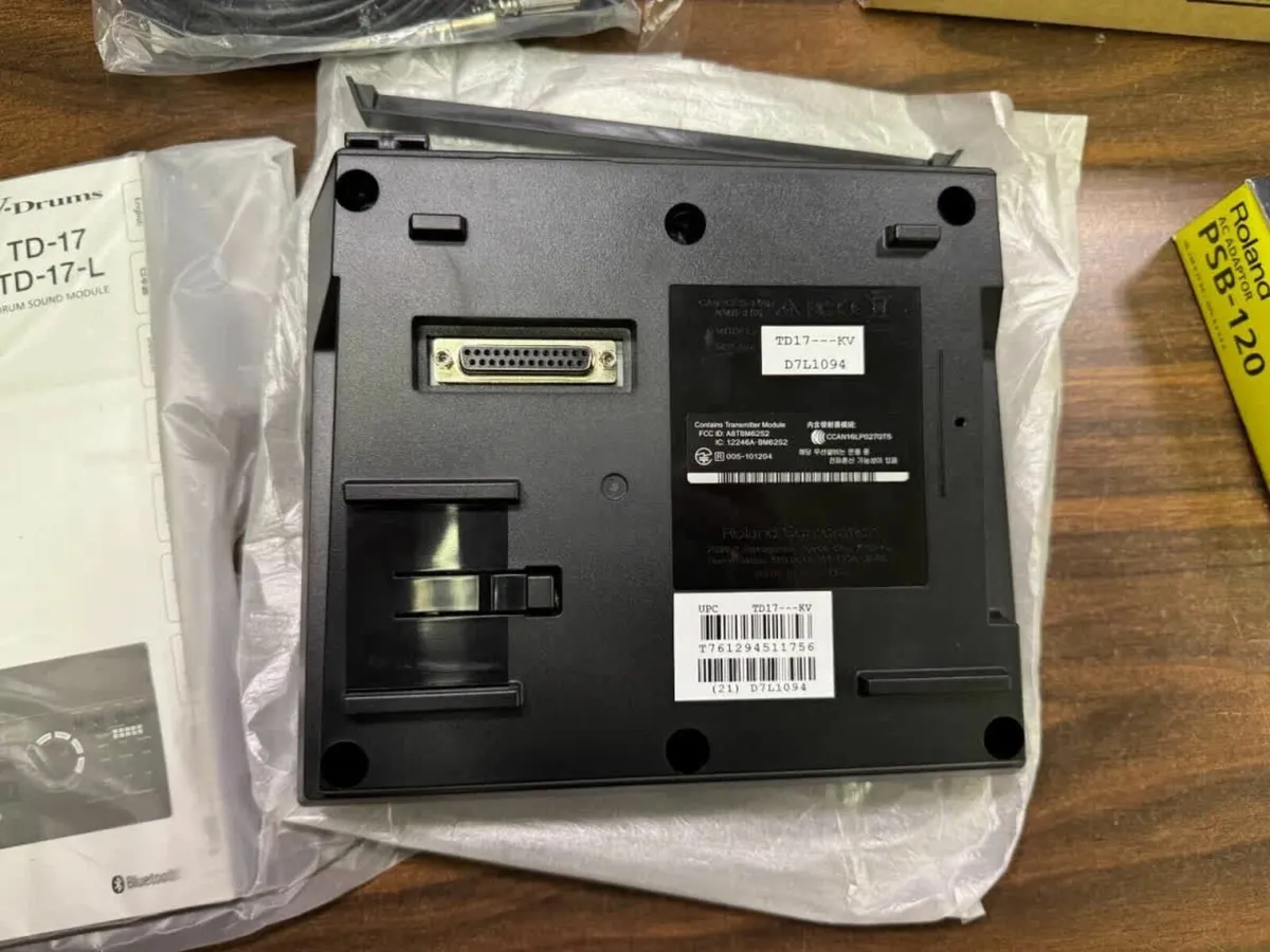 Roland TD-17 V-Drum Module w/Wiring Harness - Image 4