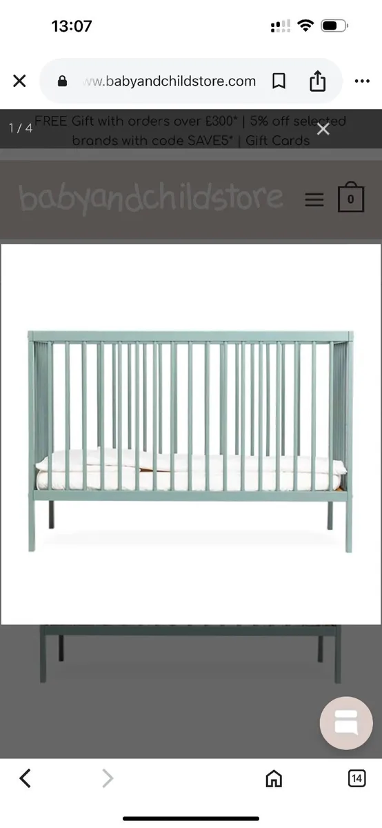 Mokee Foldable Play Pen - Stone Teal - Image 2