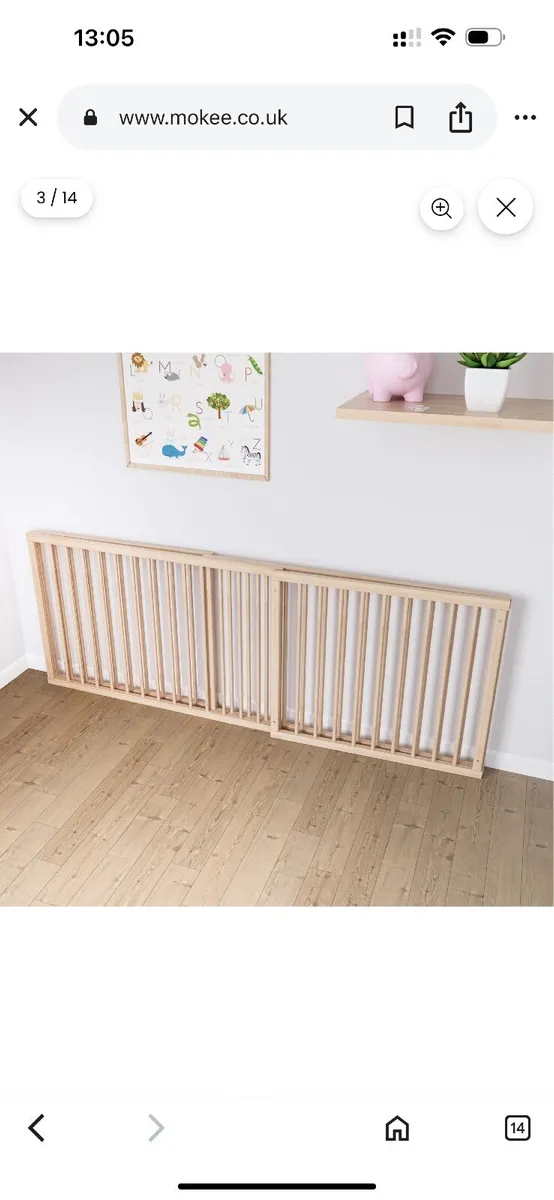 Mokee Foldable Play Pen - Stone Teal - Image 4