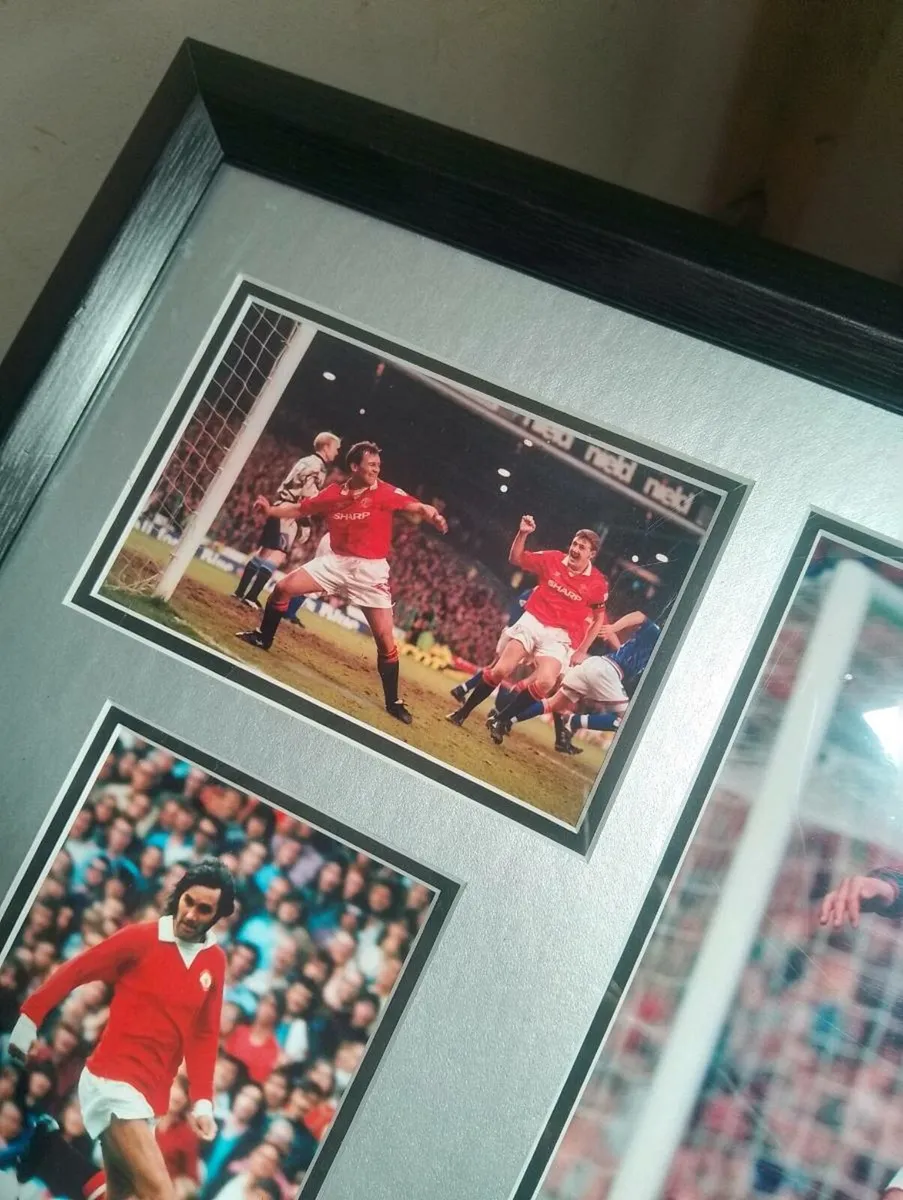 Framed Man united magnificent sevens - Image 3