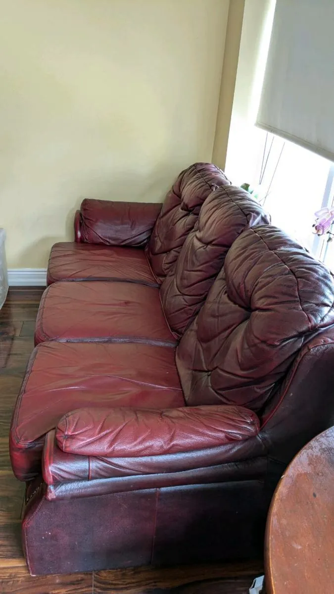 Leather Sofa set - Image 4