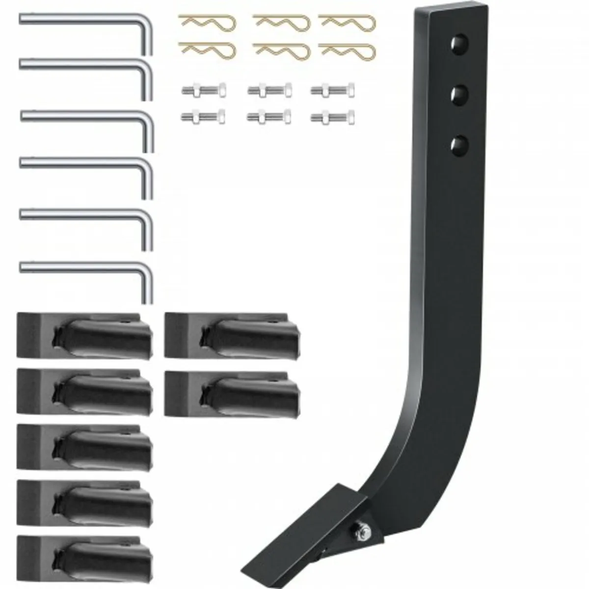 6pcs Box Blade Shank, 16'' Scarifier Shank, 3 Ho - Image 1