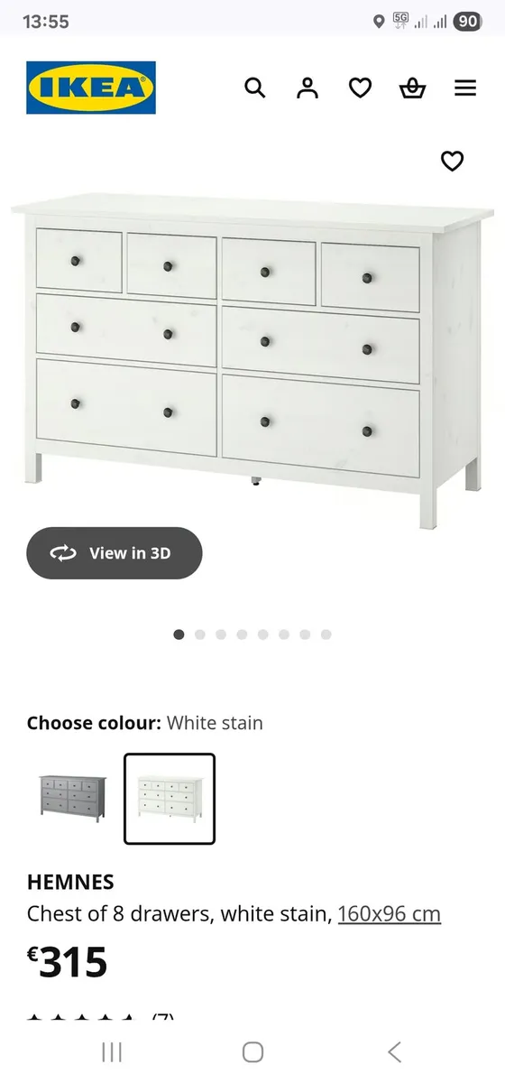 Hemnes 8 drawers - Image 3