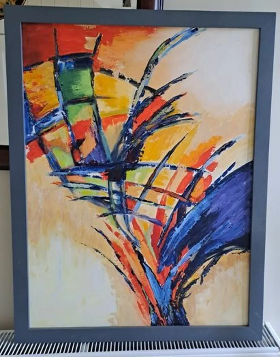Large modern colourful Painting - Image 1