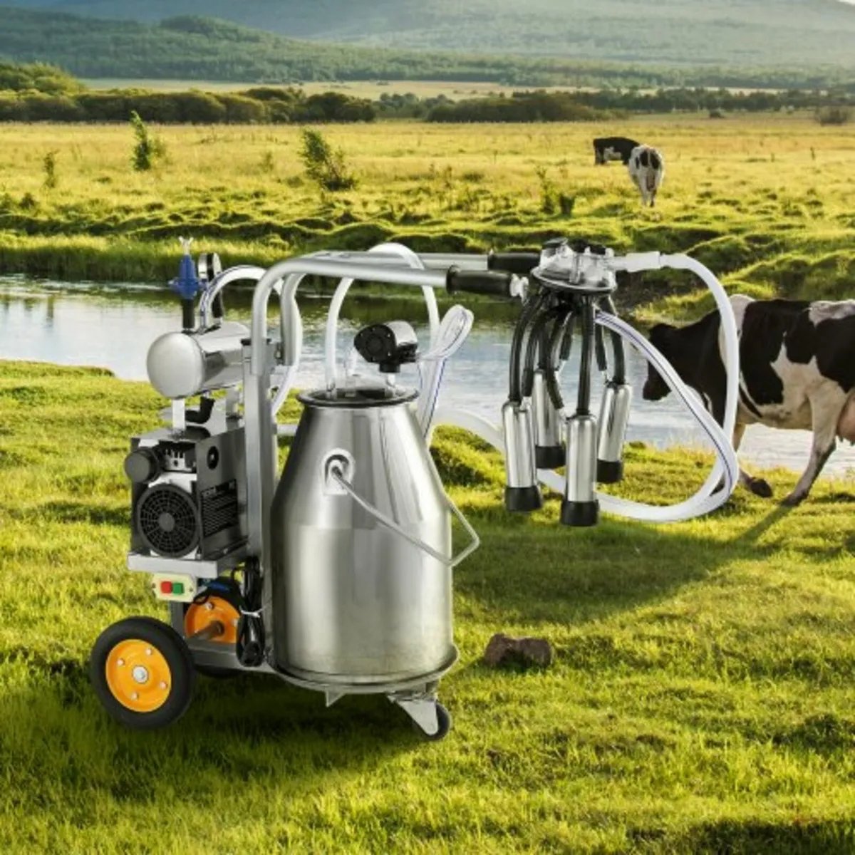 Electric Cow Milking Machine Milking Equipment 25L - Image 1