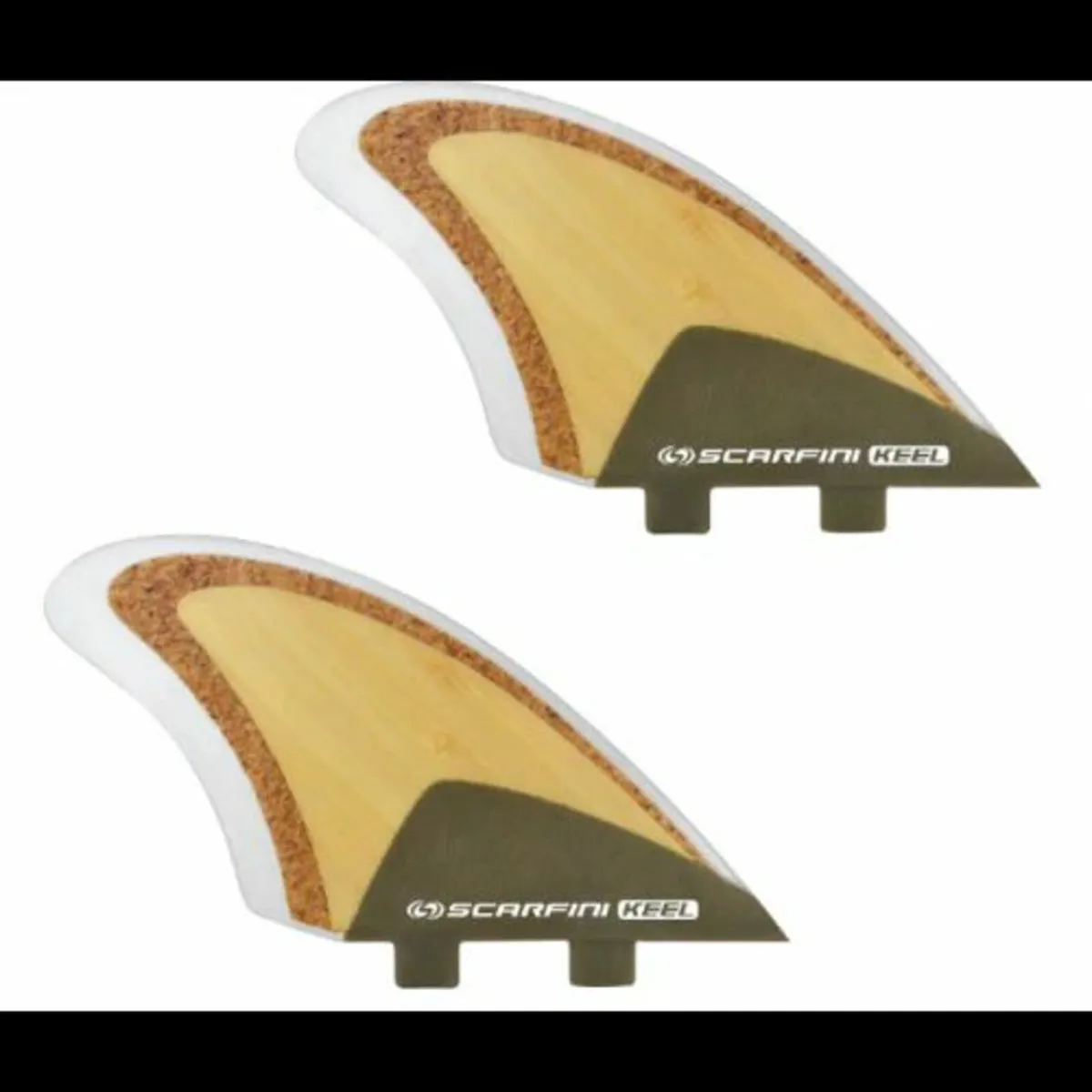 Scarfini HX ECO Keel Twin Surfboard Fins
