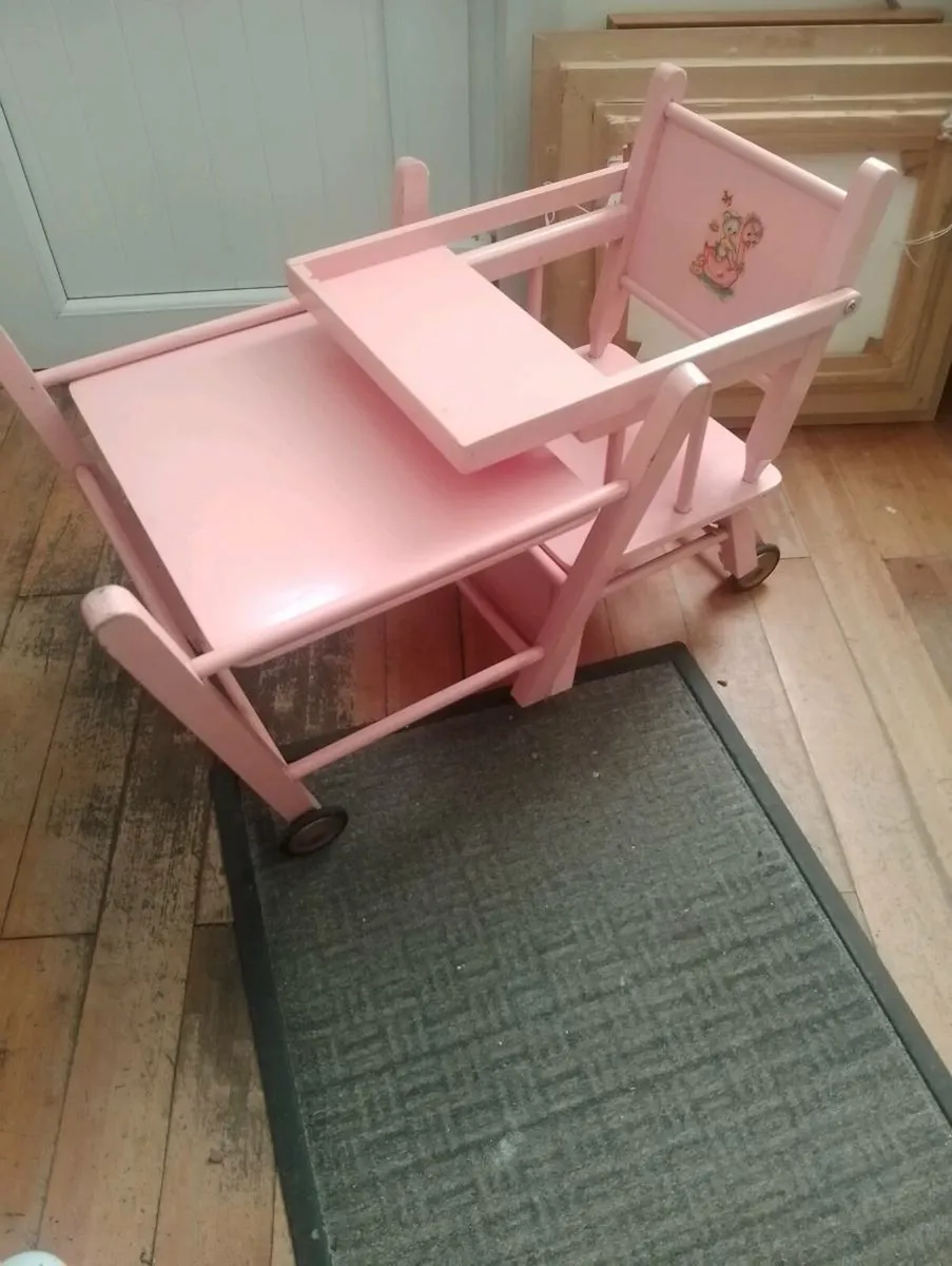 Antique baby chair - Image 4