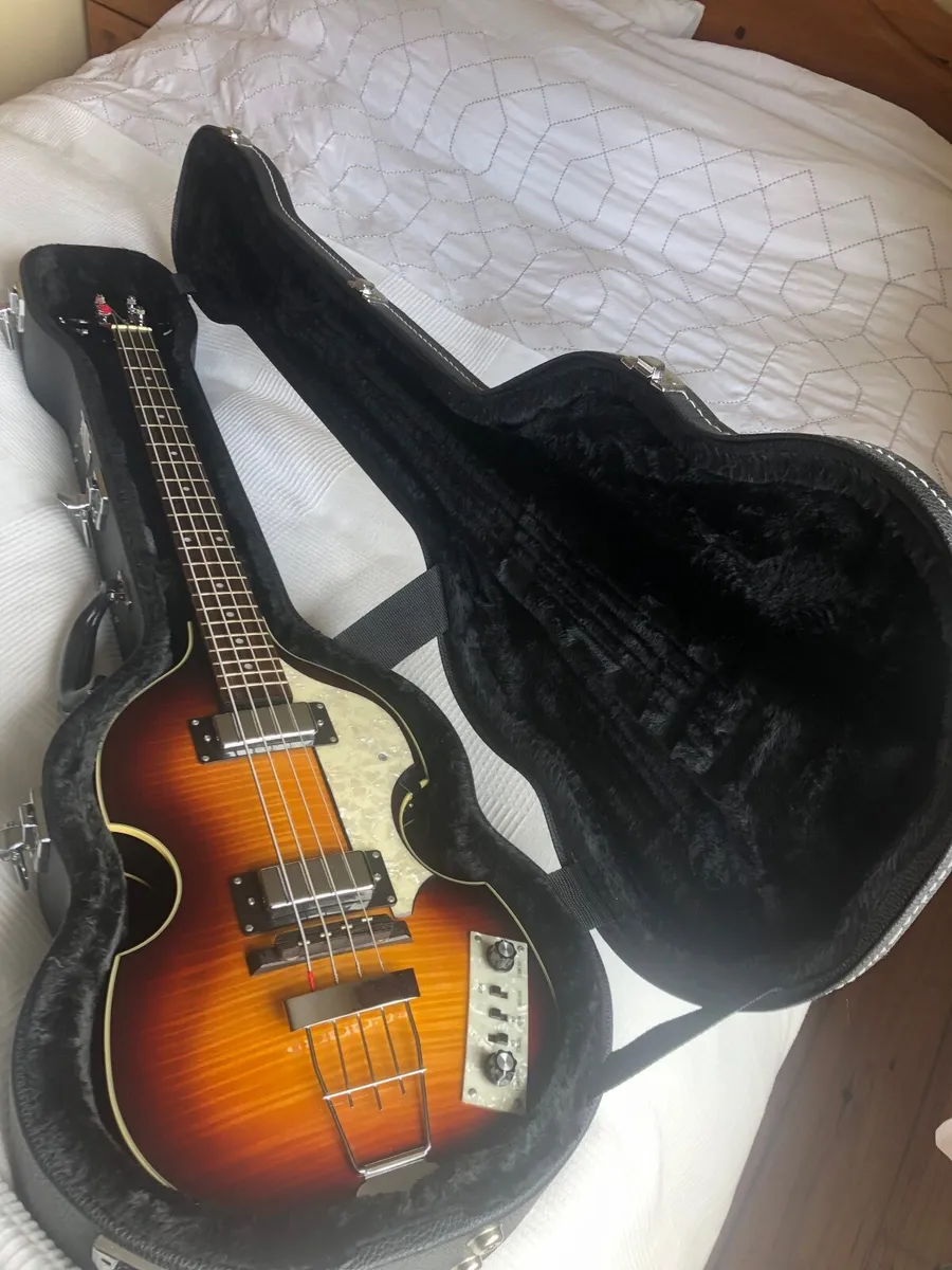 Customised Violin Bass plus Hard Case - Image 2