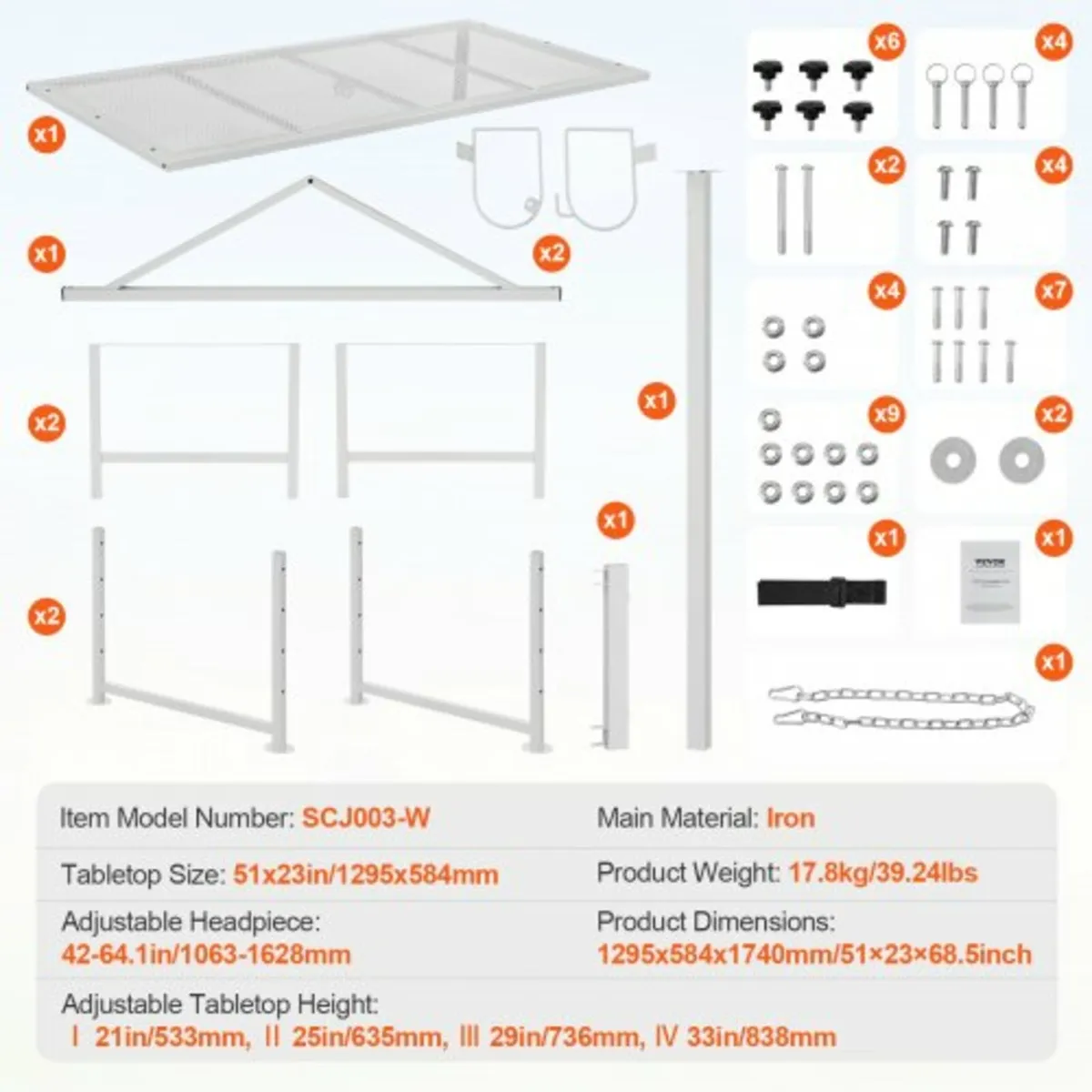 Livestock Stand Goat Trimming Stand 21"-33" Height - Image 3