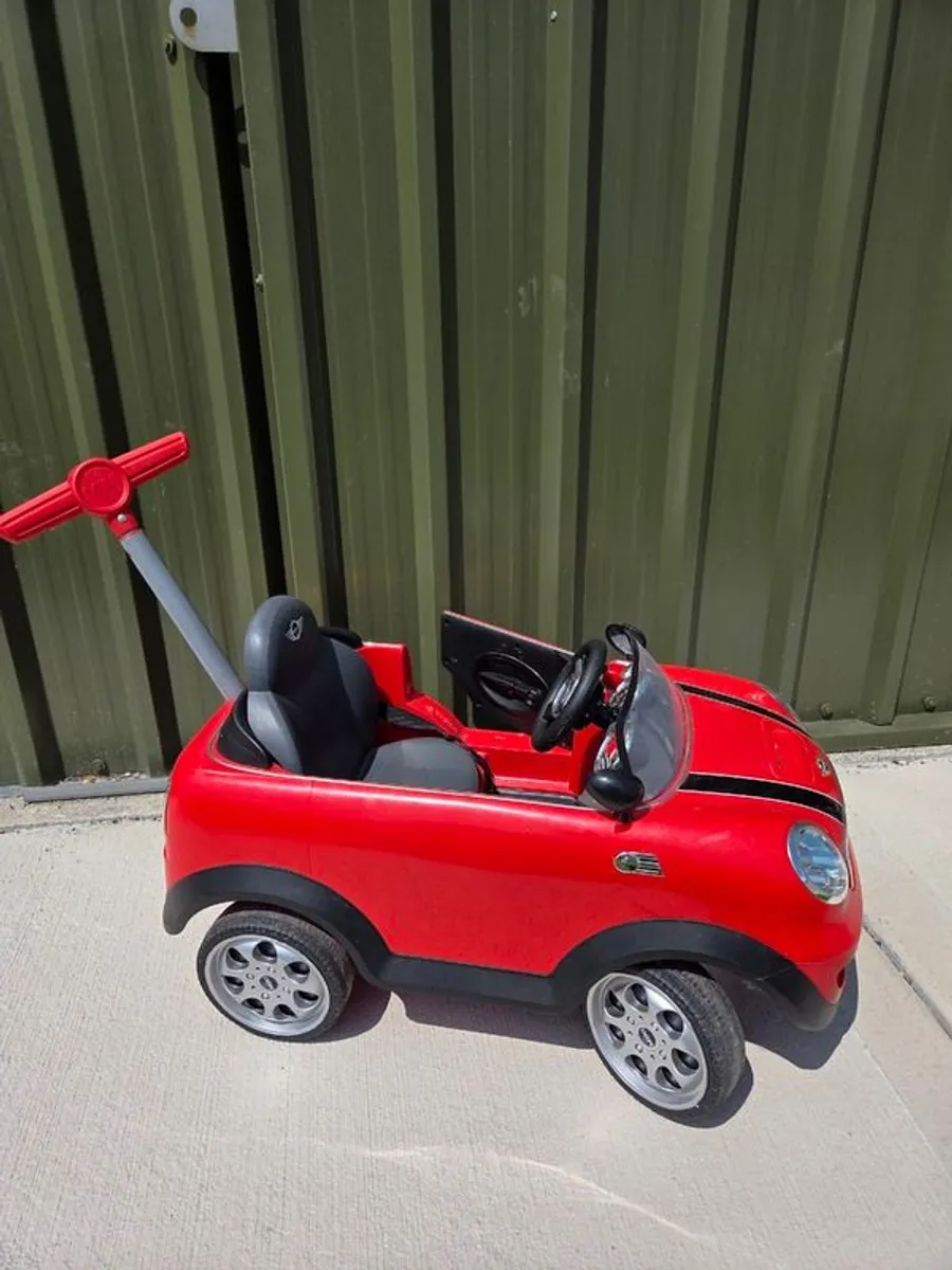 Mini Cooper push car - Image 2