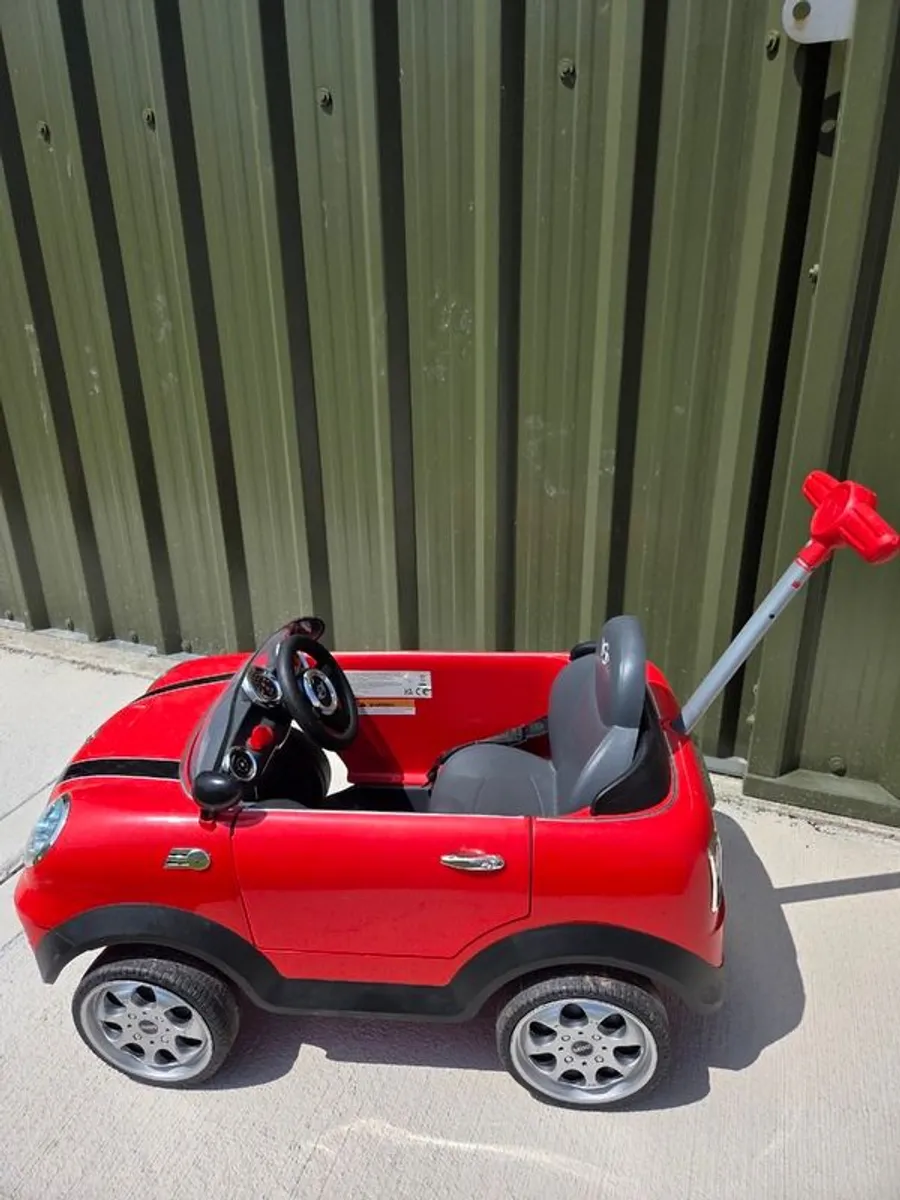 Mini Cooper push car - Image 3