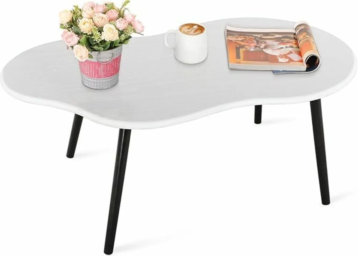 Modern Coffee Table Cloud White Living Room - Image 3