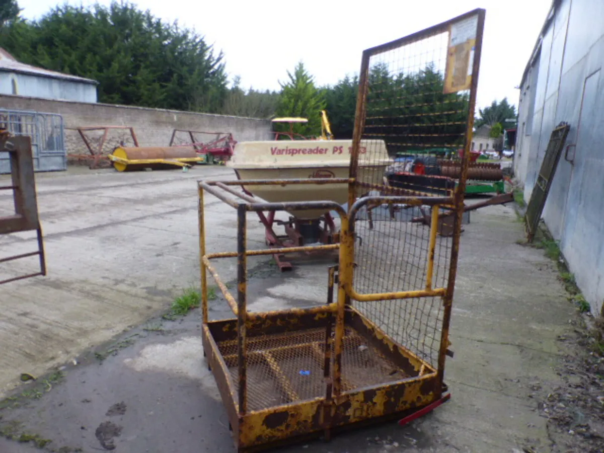 Forklift Telehander Safety Cage Basket - Image 3