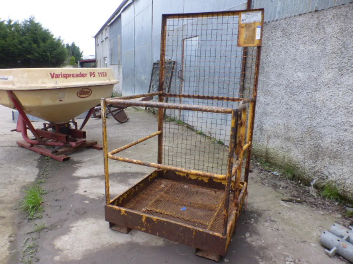 Forklift Telehander Safety Cage Basket - Image 2