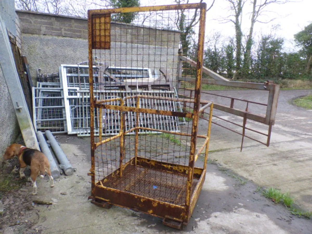 Forklift Telehander Safety Cage Basket - Image 4