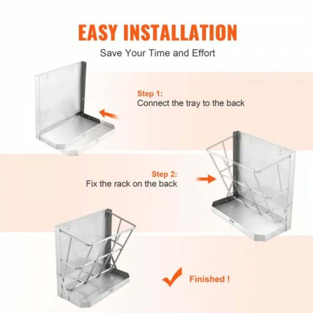 Wall Mounted Goat Hay Feeder 2 in 1 Hay and Grain - Image 2