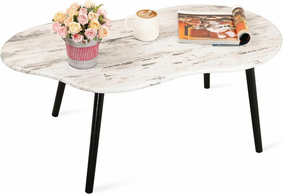 Coffee Tables Cloud Shape Mid-Century Sofa Table - Image 1