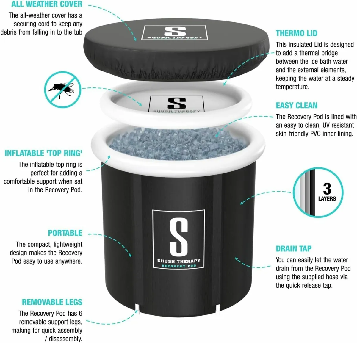 Recovery Ice Bath-Delivery Nationwide