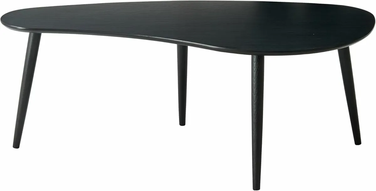 Medieval Modern Style Centre Coffee Table black - Image 2