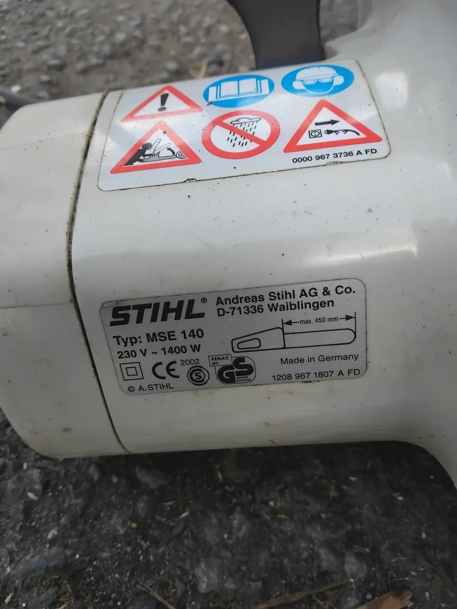 Sthil electric chinasaw working perfectly - Image 2