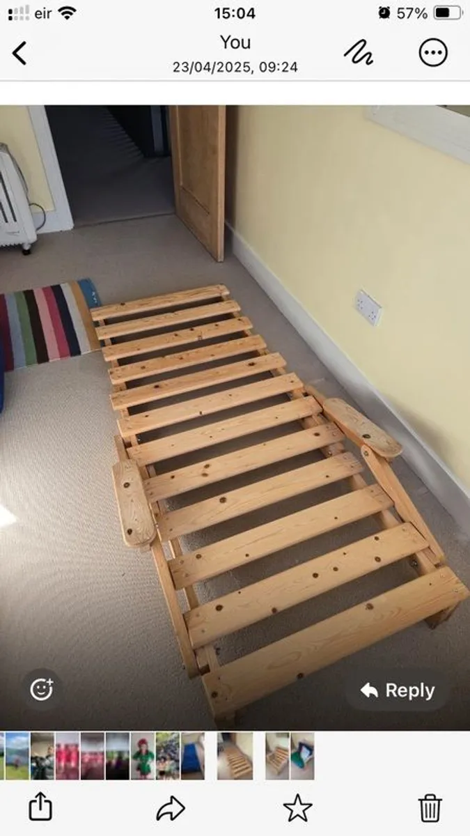 Futon chair single - Image 3