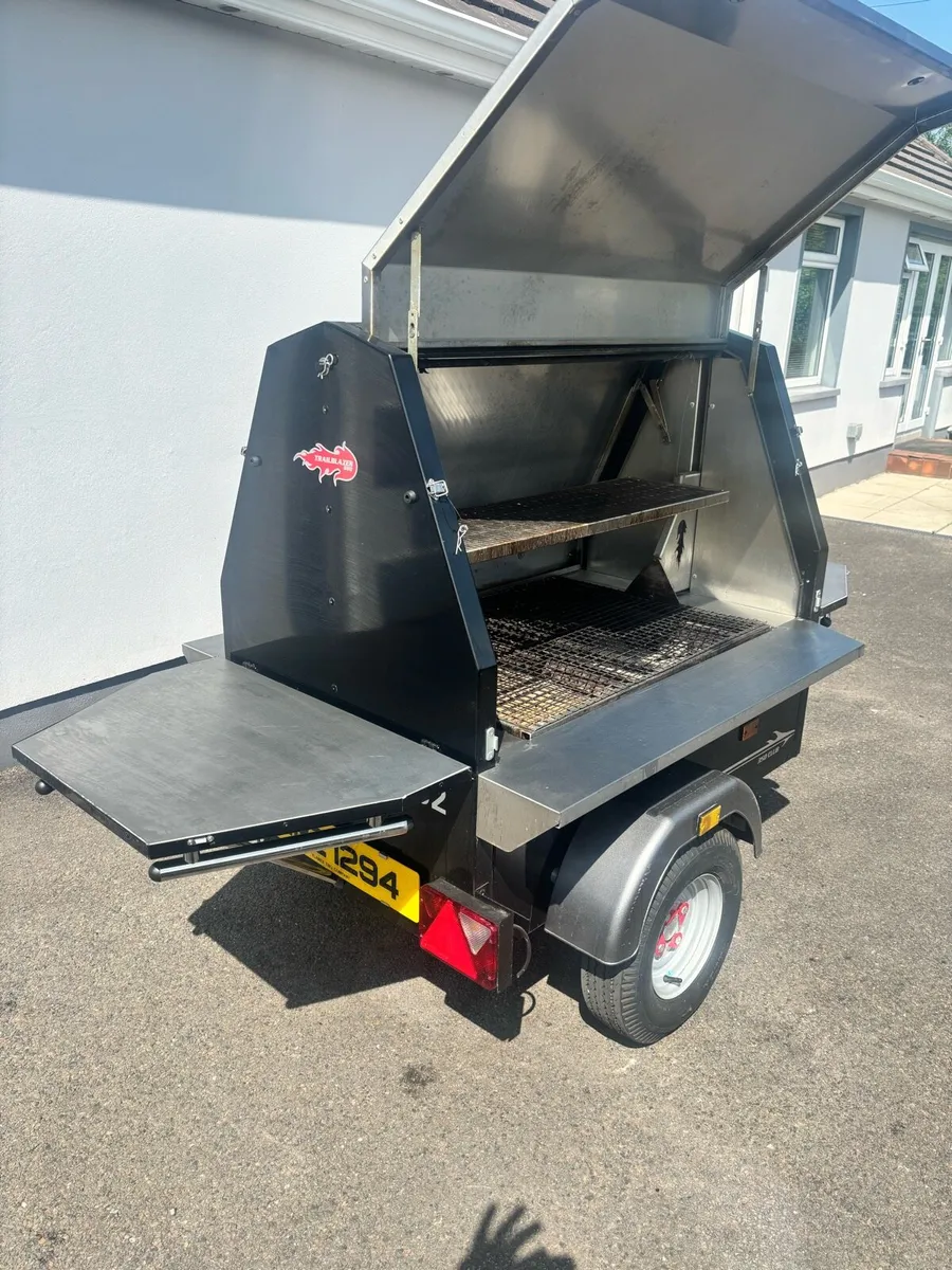 Mobile BBQ trailer/sold pending collection - Image 3