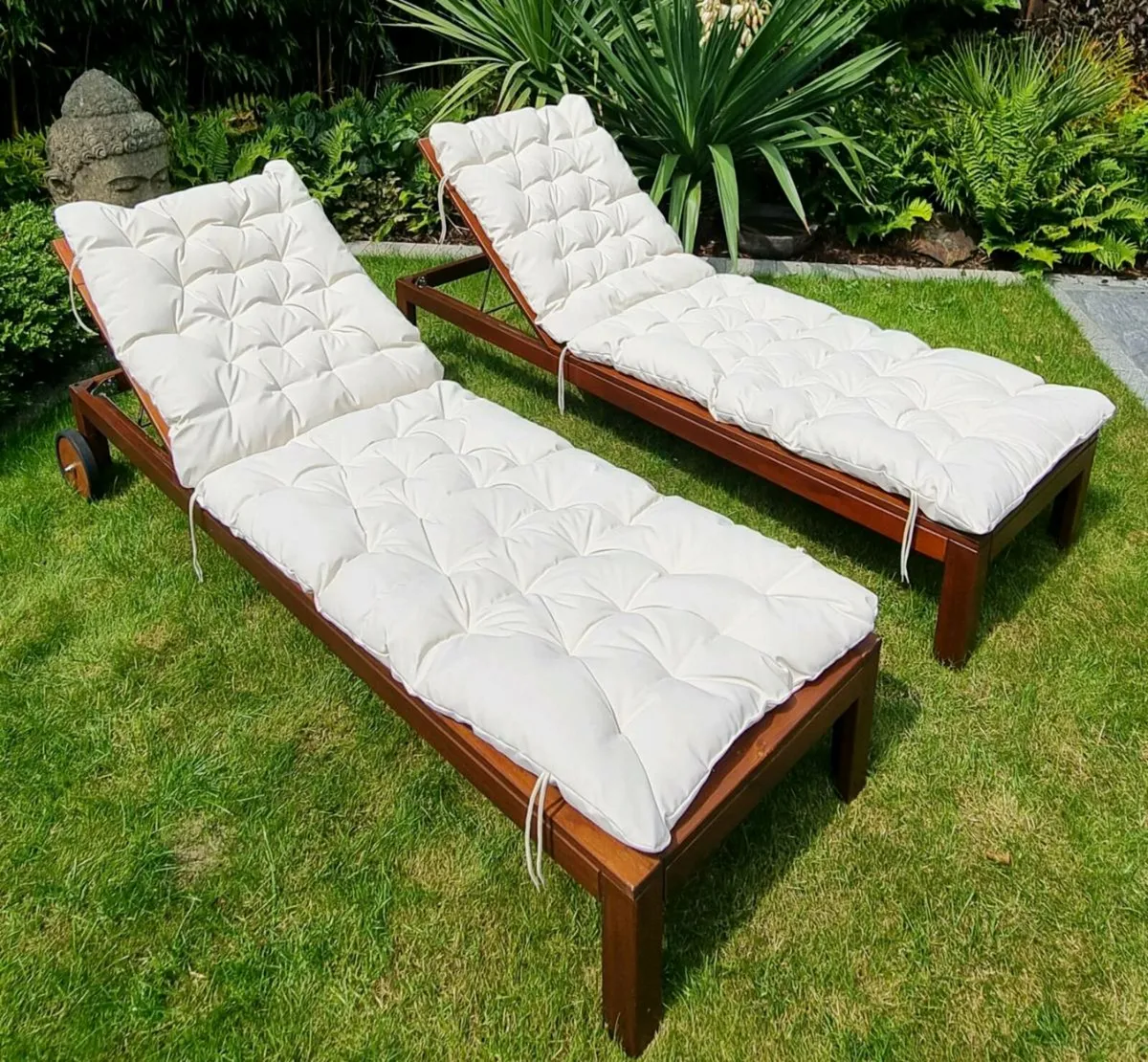 Sun Loungers With Cushions - Image 2